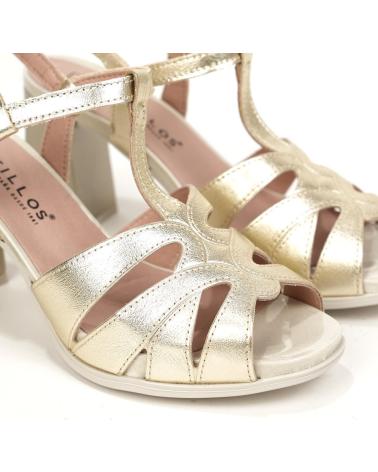 Sandálias de Mulher PITILLOS SANDALIAS DE TACON 5702 MUJER ORO DORADO
