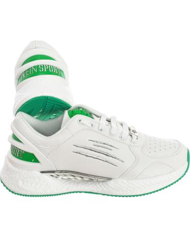 Deportivas de Hombre PLEIN SPORT ZAPATILLAS DEPORTIVAS SIPS1502 HOMBRE BLANCO-VERDE