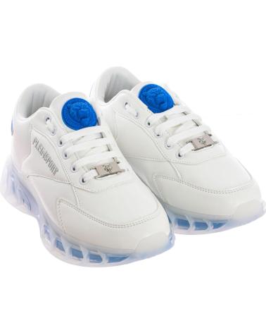 Man Trainers PLEIN SPORT ZAPATILLAS DEPORTIVAS SIPS1505 HOMBRE BLANCO-AZUL