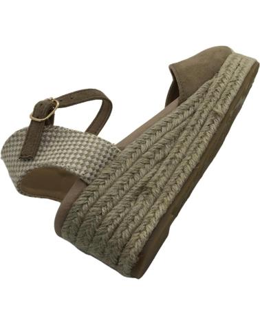 Sandales pour Femme MYSOFT SANDALIA ESPARTENA MUJER 24M129 TAUPE