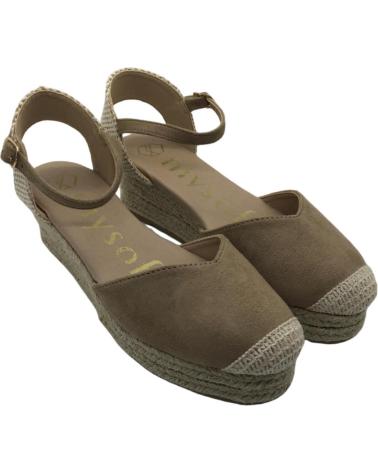 Sandales pour Femme MYSOFT SANDALIA ESPARTENA MUJER 24M129 TAUPE