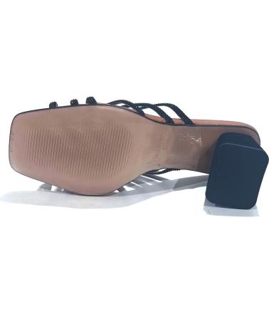 Sandali per Donna DCHICAS SANDALIA VESTIR DE PIEL CON TACON NEGRO