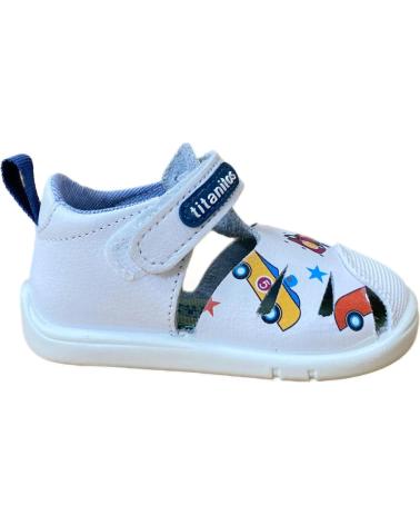Sandales pour Garçon titanitos B 500 SANCARS SANDALIA RESPETUOSA BLANCO