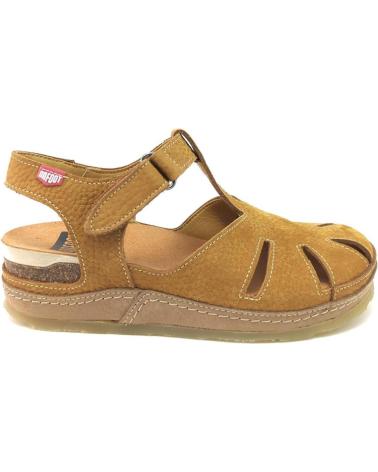 Sandalias de Mujer ON FOOT CYNARA 241 PIEL CUER CAMEL