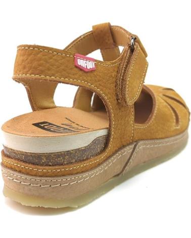 Sandalias de Mujer ON FOOT CYNARA 241 PIEL CUER CAMEL