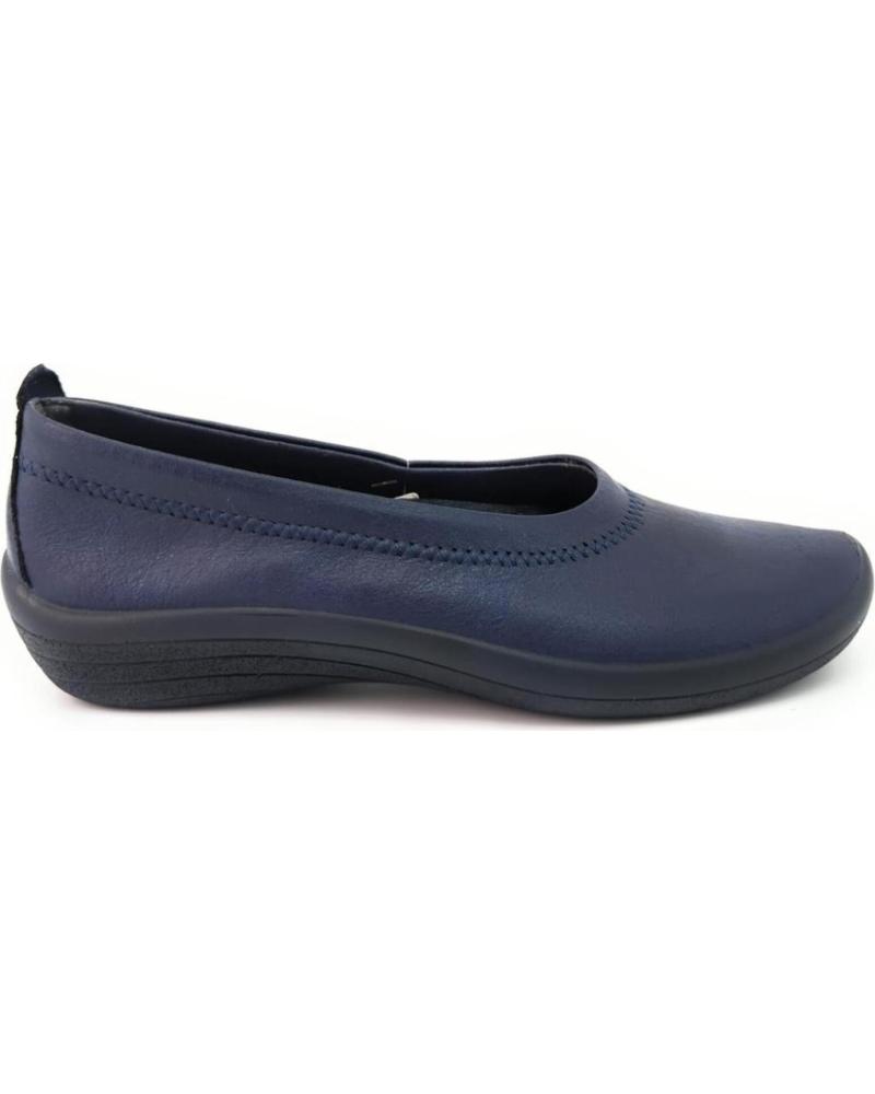 Bailarinas-De-Mujer-ARCOPEDICO-GAUJA-LICRA-AZUL