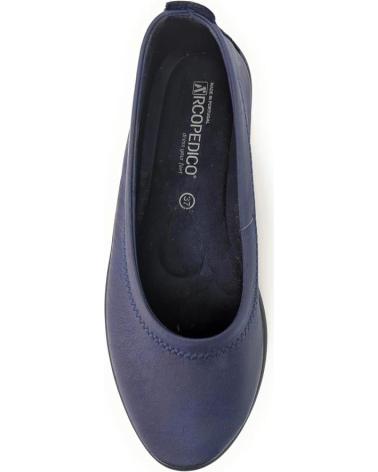 Bailarinas-De-Mujer-ARCOPEDICO-GAUJA-LICRA-AZUL