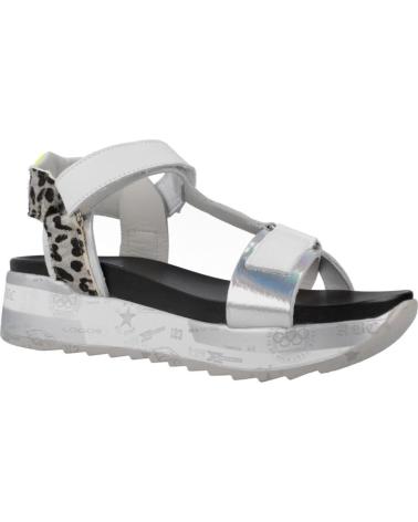 Sandalias de Mujer CETTI 1316 PIEL BLANCA-LEO BLANCO