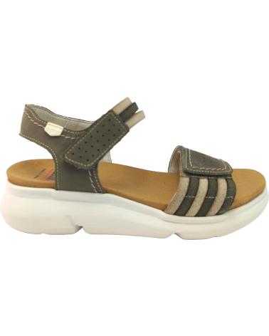 Sandalias de Mujer ON FOOT BORA 90500 PIEL KAKI