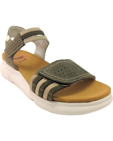 Sandalias de Mujer ON FOOT BORA 90500 PIEL KAKI