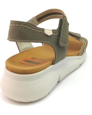 Sandalias de Mujer ON FOOT BORA 90500 PIEL KAKI