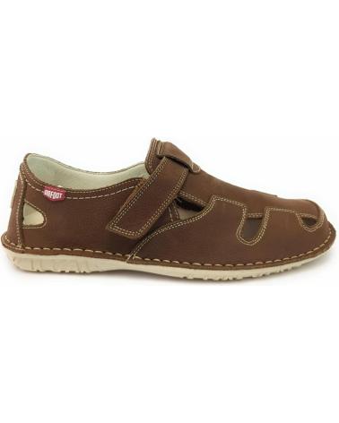Sandali per Uomo ON FOOT CORFU 6905 PIEL MARRON