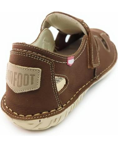 Sandali per Uomo ON FOOT CORFU 6905 PIEL MARRON