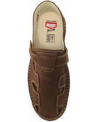 Sandali per Uomo ON FOOT CORFU 6905 PIEL MARRON