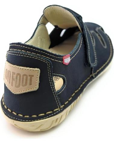 Sandalias de Hombre ON FOOT CORFU 6905 PIEL AZUL