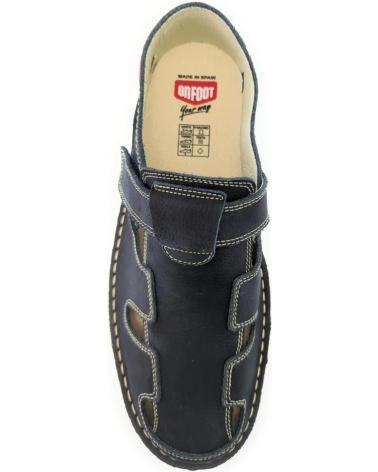 Sandalias de Hombre ON FOOT CORFU 6905 PIEL AZUL