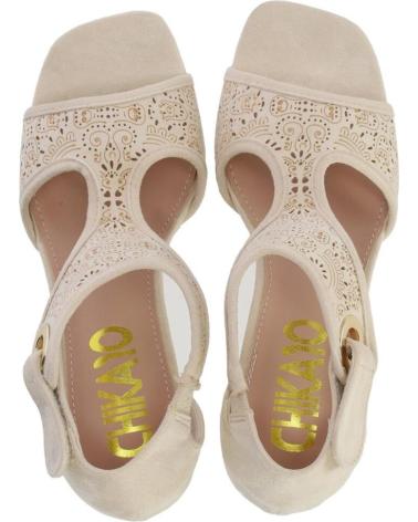 Sandali per Donna chika10 NEW AMIRA 02 PLATINO-LG GOLD