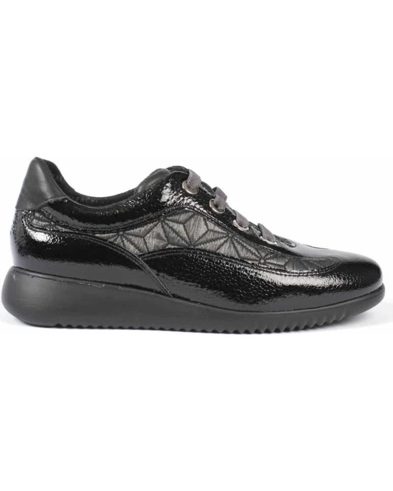 Schuhe für Damen BAERCHI ZAPATILLA CASUAL PIEL MUJER 38546 NEGRO