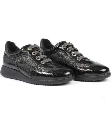 Schuhe für Damen BAERCHI ZAPATILLA CASUAL PIEL MUJER 38546 NEGRO