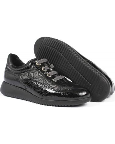 Schuhe für Damen BAERCHI ZAPATILLA CASUAL PIEL MUJER 38546 NEGRO