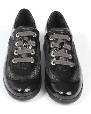 Schuhe für Damen BAERCHI ZAPATILLA CASUAL PIEL MUJER 38546 NEGRO