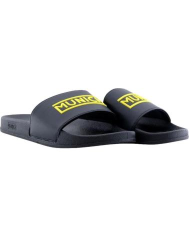 Man and boy Flip flops MUNICH PALAS FLAT SLIDER MAN C-BLACK 328 NEGRO