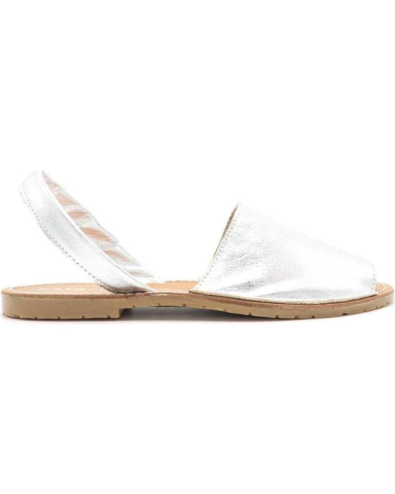 Sandalias de Mujer ANTON MOLLA IBICENCA 501 PLATA PLATA