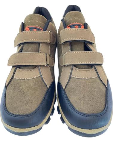 Deportivas de Hombre BREEZE HUELVA TREKKING VELCRO MARRON