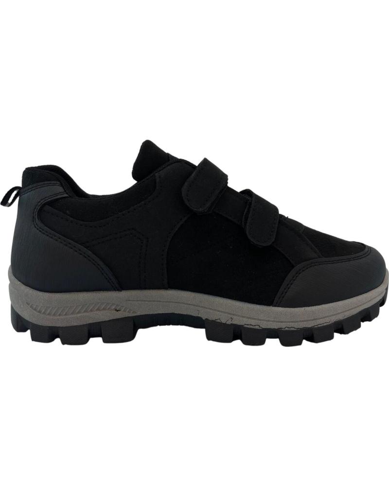 Deportivas de Hombre BREEZE HUELVA TREKKING VELCRO NEGRO