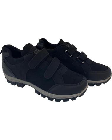 Deportivas de Hombre BREEZE HUELVA TREKKING VELCRO NEGRO