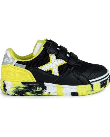 Sportif pour Fille et Garçon MUNICH ZAPATILLAS--G-3 KID VCO INDOOR 403-1514403 NEGRO