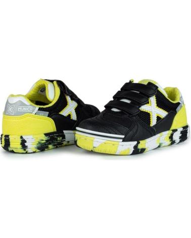 Sportif pour Fille et Garçon MUNICH ZAPATILLAS--G-3 KID VCO INDOOR 403-1514403 NEGRO