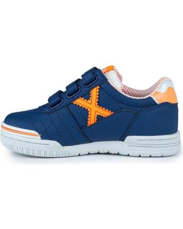 Sportif pour Fille et Garçon MUNICH ZAPATILLAS G-3 JUNIOR VELCRO 408 AZUL