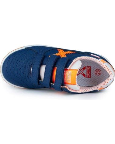 Sportif pour Fille et Garçon MUNICH ZAPATILLAS G-3 JUNIOR VELCRO 408 AZUL