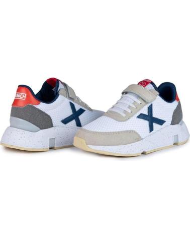 Esportes  de Mulher e Menina e Menino MUNICH ZAPATILLAS--VERSUS KID 34-4176034 BLANCO