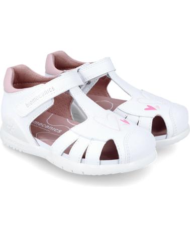 Sandalias de Niña BIOMECANICS SANDALIAS CORAZONES 242230-A BLANCO
