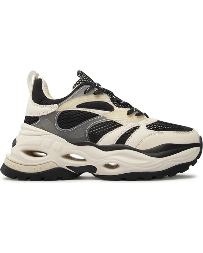 Deportivas de Mujer BUFFALO ZAPATILLAS TRIPLET M CREAM-BLACK MULTICOLOR
