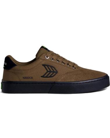 Deportivas de Hombre CARIUMA ZAPATILLAS NAIOCA PRO KHAKI SUEDE AND MULTICOLOR