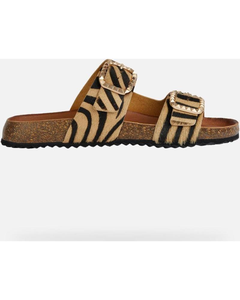 Woman Sandals GEOX SANDALIAS MUJER MODELO D NEW BRIONIA B COLOR ANIMAL PRINT C5 C5V9B
