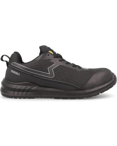 Deportivas de Mujer y Hombre y Niña y Niño PAREDES ZAPATILLAS DE SEGURIDAD FLEXIBILIDAD Y PROTECCION ROSS NEGRO NEGRO