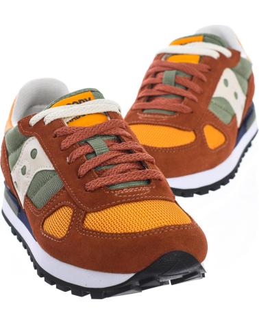 Sneaker-De-Mujer-SAUCONY-ZAPATILLAS-DEPORTIVAS-SHADOW-ORIGINAL---S2108-HOMBRE-MARRóN-VERDE