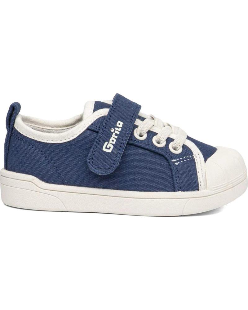 Sportif-De-Niña-GORILA-ZAPATILLAS-DEPORTE-77102-CANVAS-GLOBO-AZUL