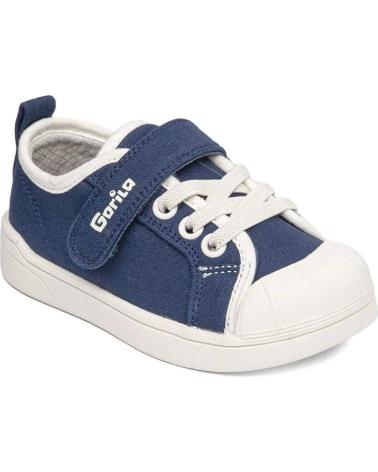 Sportif-De-Niña-GORILA-ZAPATILLAS-DEPORTE-77102-CANVAS-GLOBO-AZUL