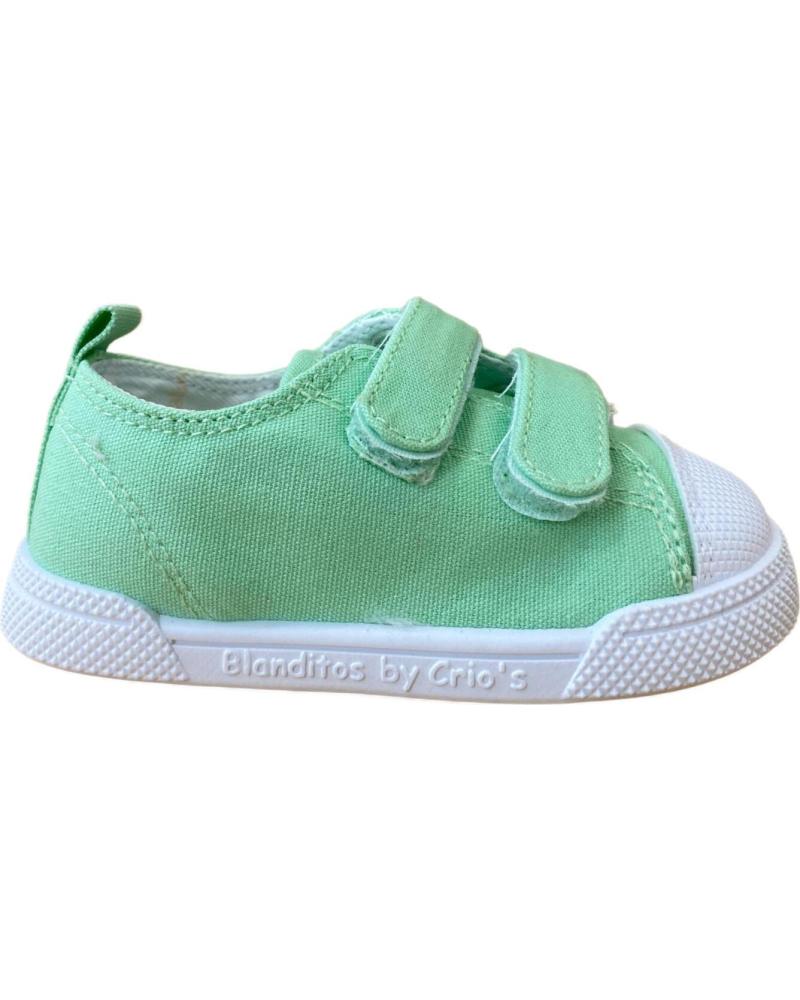 Zapatillas deporte pour Garçon crios BLANDITOS DE ZAPATILLA LONA MELON VERDE