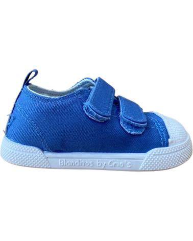 Sportschuhe für Junge crios BLANDITOS DE ZAPATILLA LONA MELON AZUL