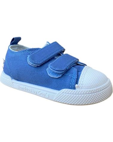 Sportschuhe für Junge crios BLANDITOS DE ZAPATILLA LONA MELON AZUL