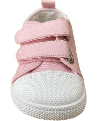 Zapatillas deporte pour Fille crios BLANDITOS DE ZAPATILLA LONA MELON ROSA