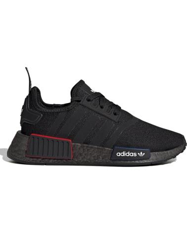 Sapatos de Menina e Menino adidas MODELO NMDR1 J PARA KIDS COLOR NEGRO