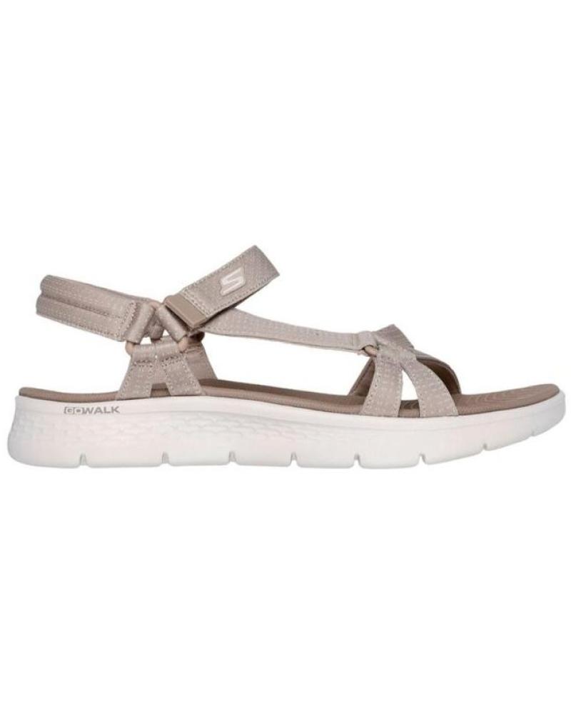 Sandales pour Femme SKECHERS SANDALIAS MUJER MODELO GO WALK FLEX SANDAL COLOR MARRON CLAR TPE