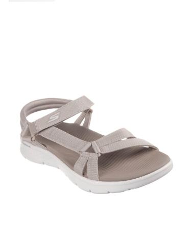 Sandales pour Femme SKECHERS SANDALIAS MUJER MODELO GO WALK FLEX SANDAL COLOR MARRON CLAR TPE